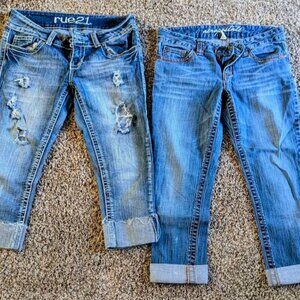 2 Pair Jeans & 3 Capri